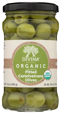 Organic Castelvetrano Pitted Olives