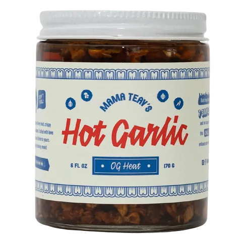 Mama Teav's Hot Garlic Chili Crisp