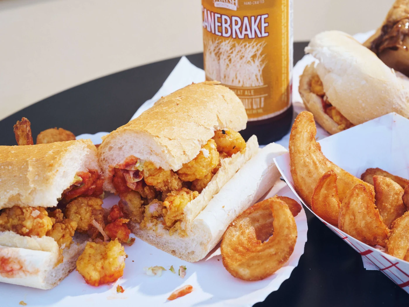 Fried Shrimp Po'Boy at Domilise's Po-Boy & Bar