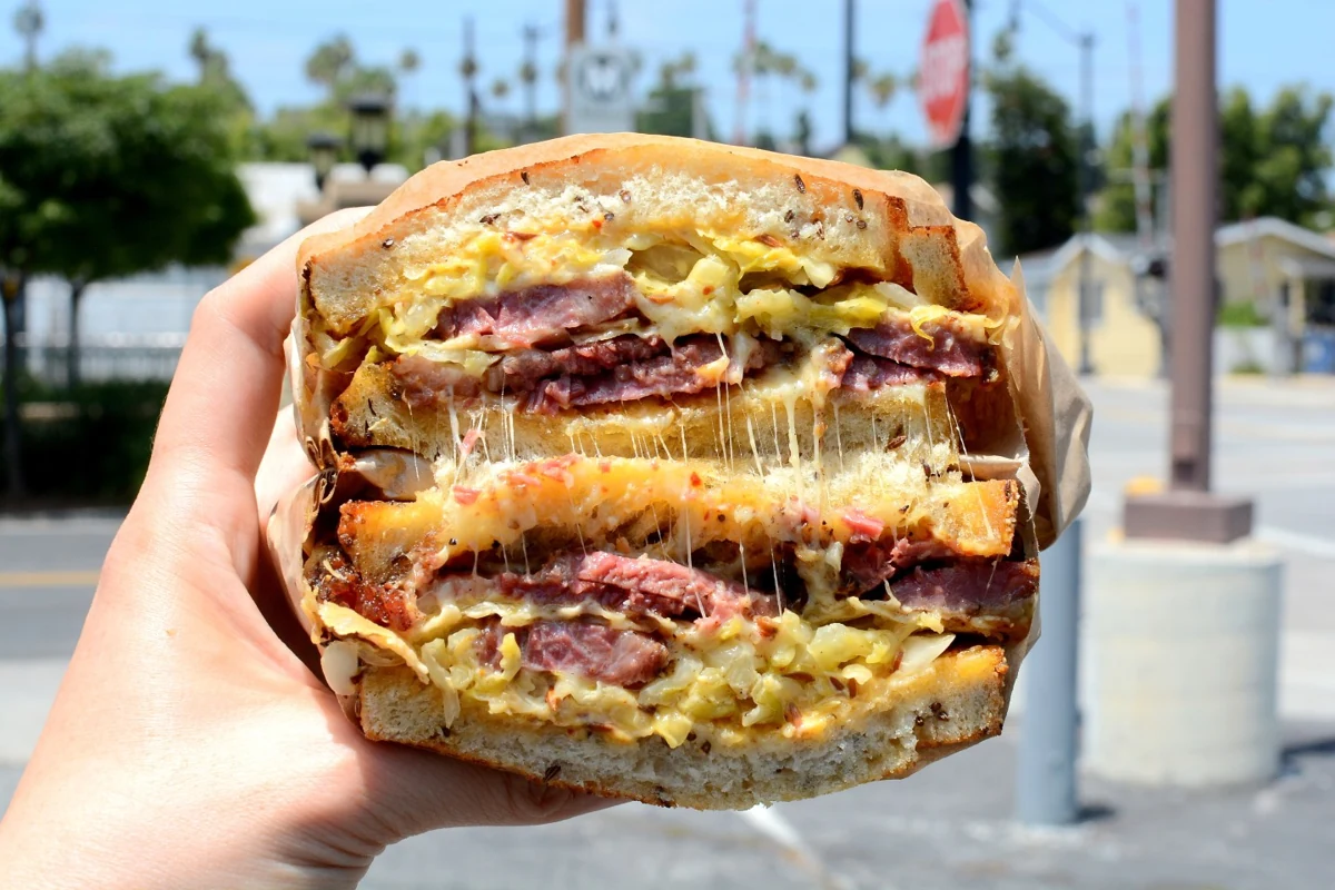 Pastrami Reuben at Jeff's Table