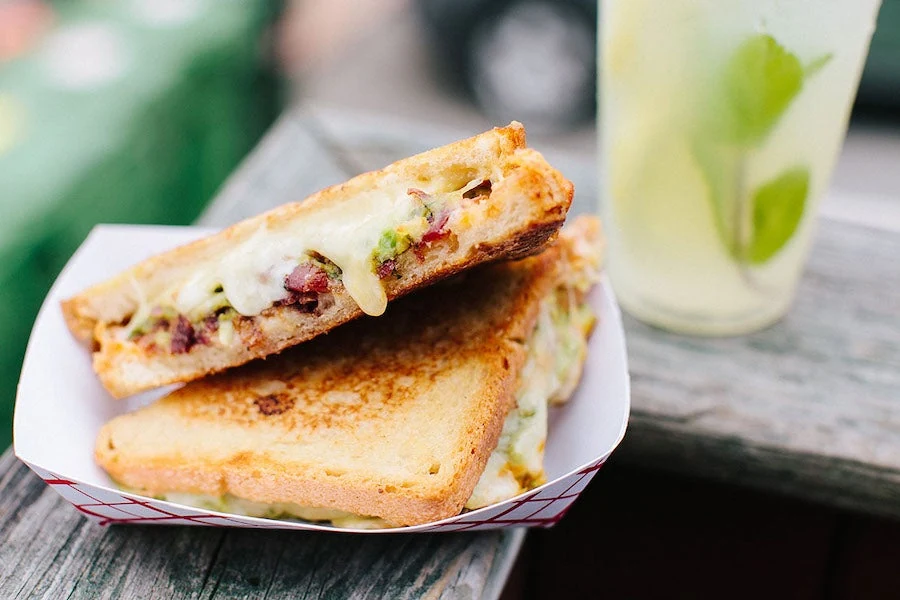Green Muenster at Roxy's Grilled Cheese - Allston