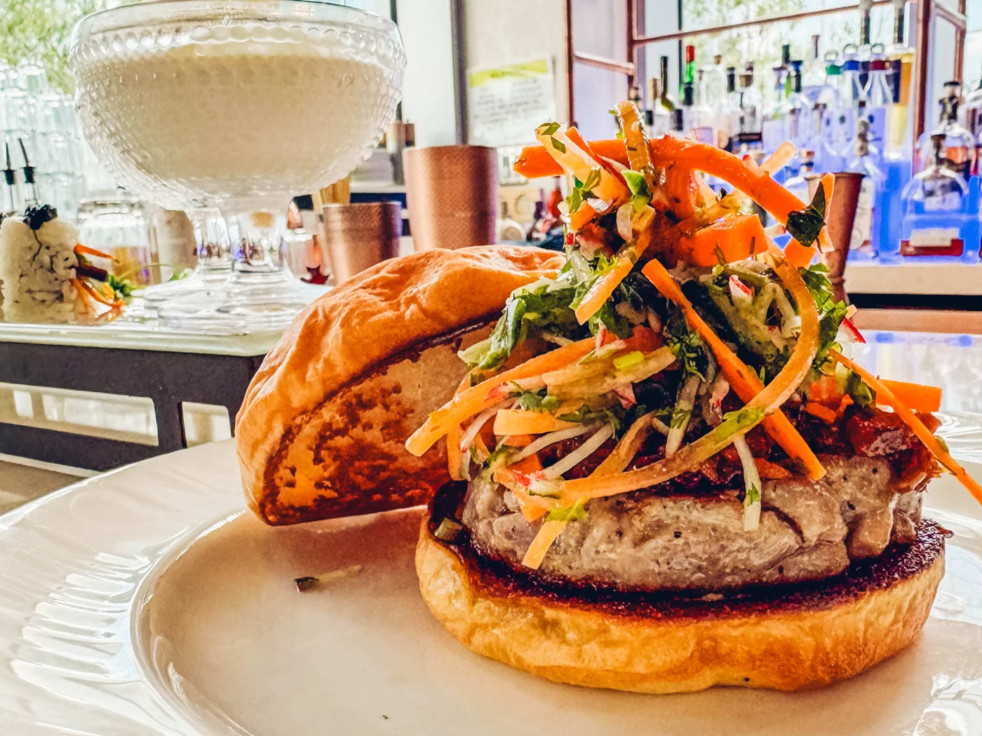 Tuna Burger at Halls Catch Nashville