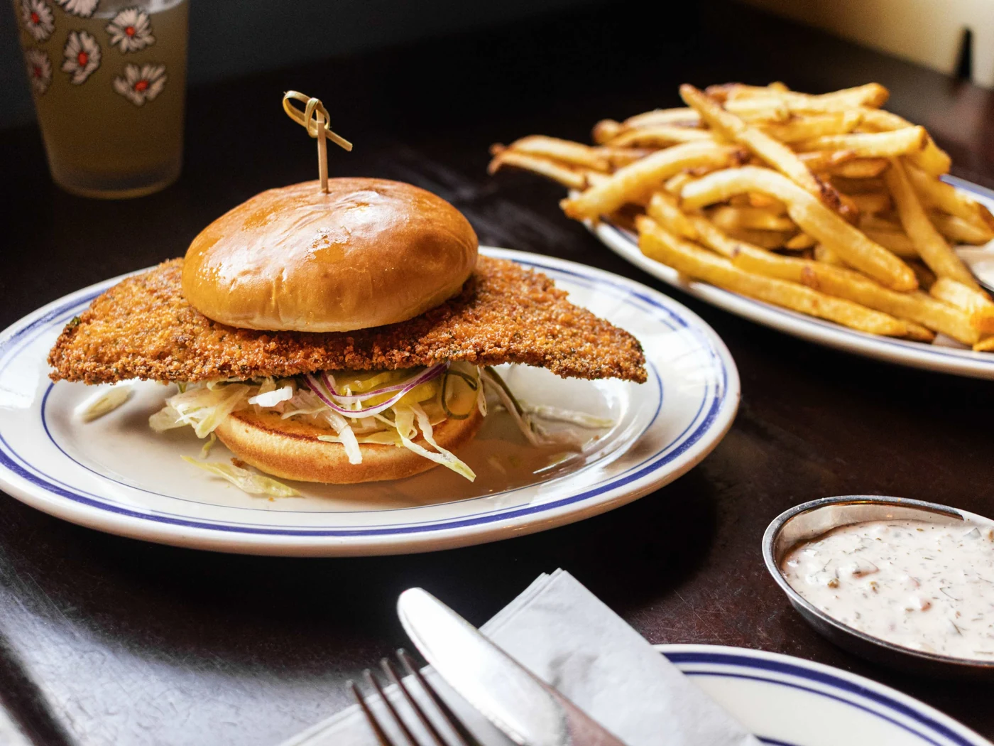 Fried Fish Sandwich at Royal Tavern