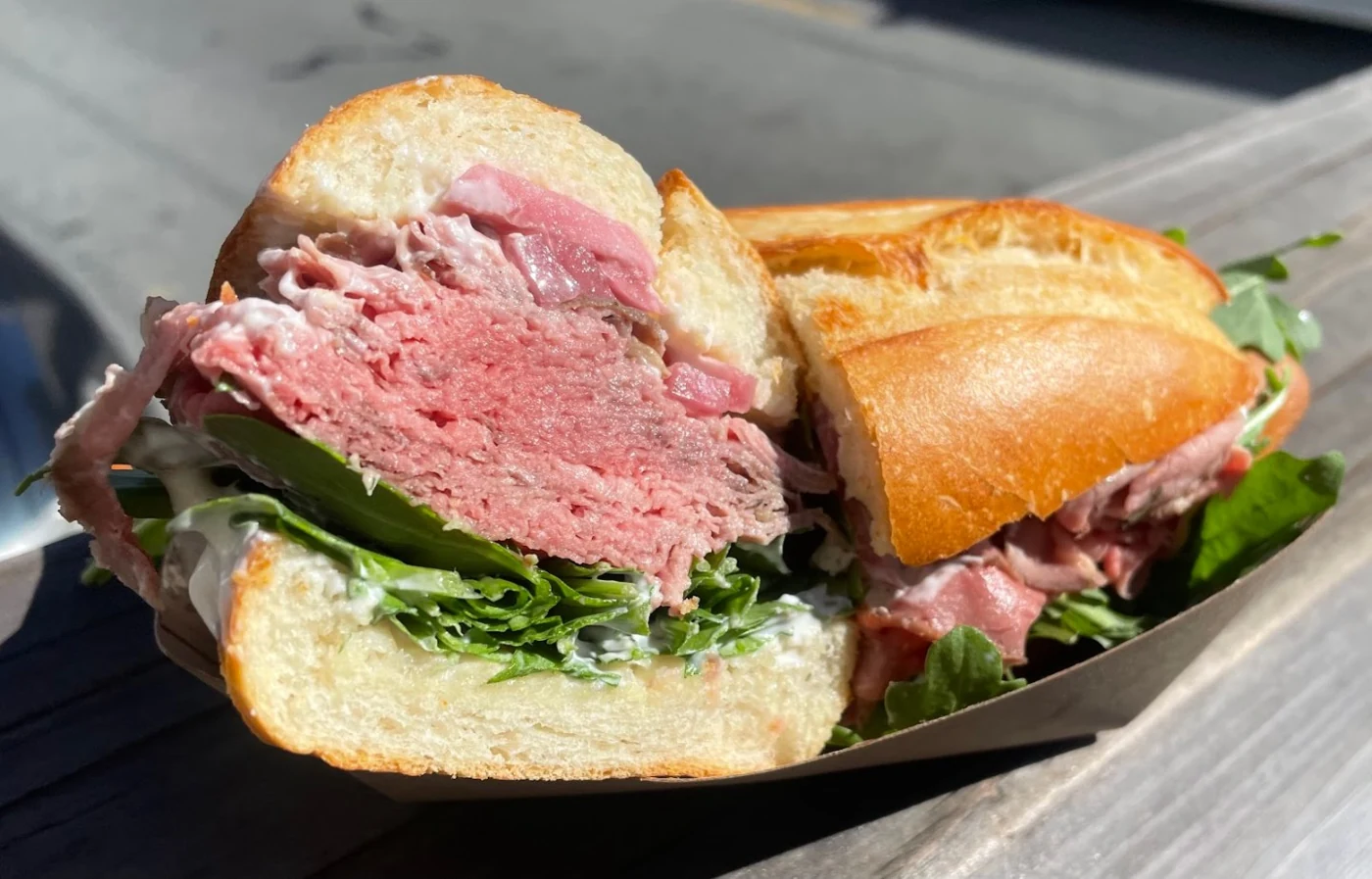 Steak Sandwich at Avedano's Meats