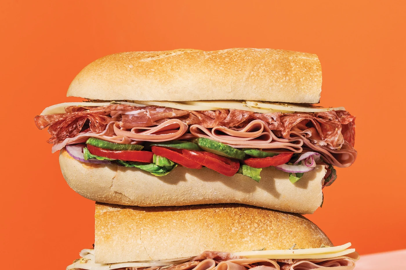 Italian sub at Monica's Mercato