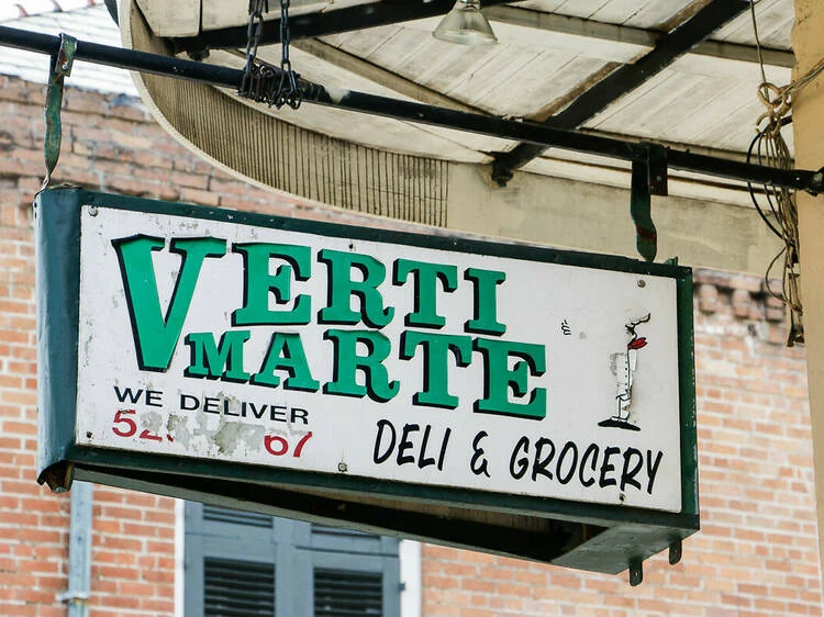 Hot Sausage Po'Boy at Verti Marte