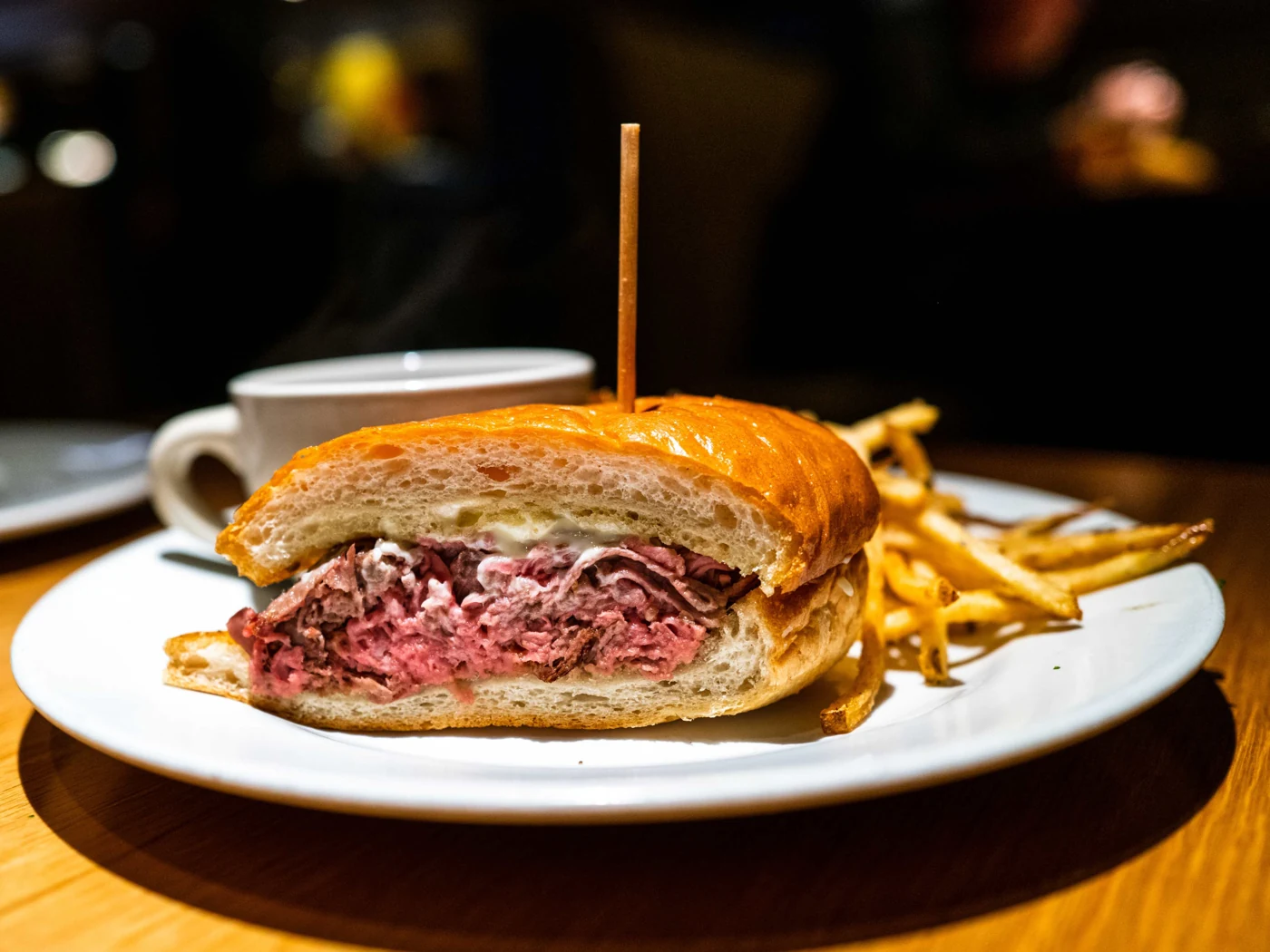 The french dip at Bartlett's