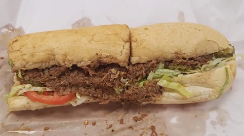 Roast Beef PoBoy at Short Stop Poboys