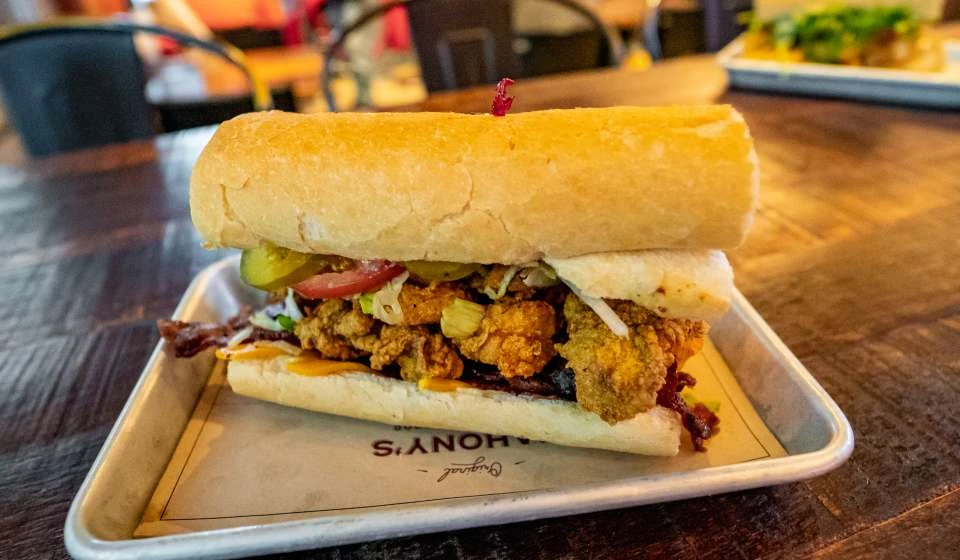 Shrimp Remi Po-Boy at Mahony's Po-boys