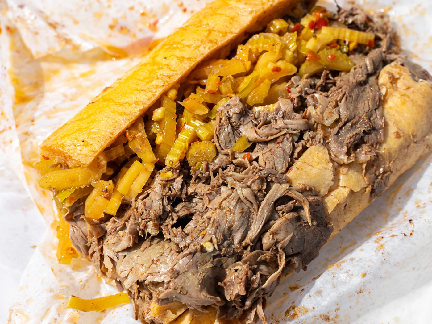 Italian beef at Al's #1 Italian Beef