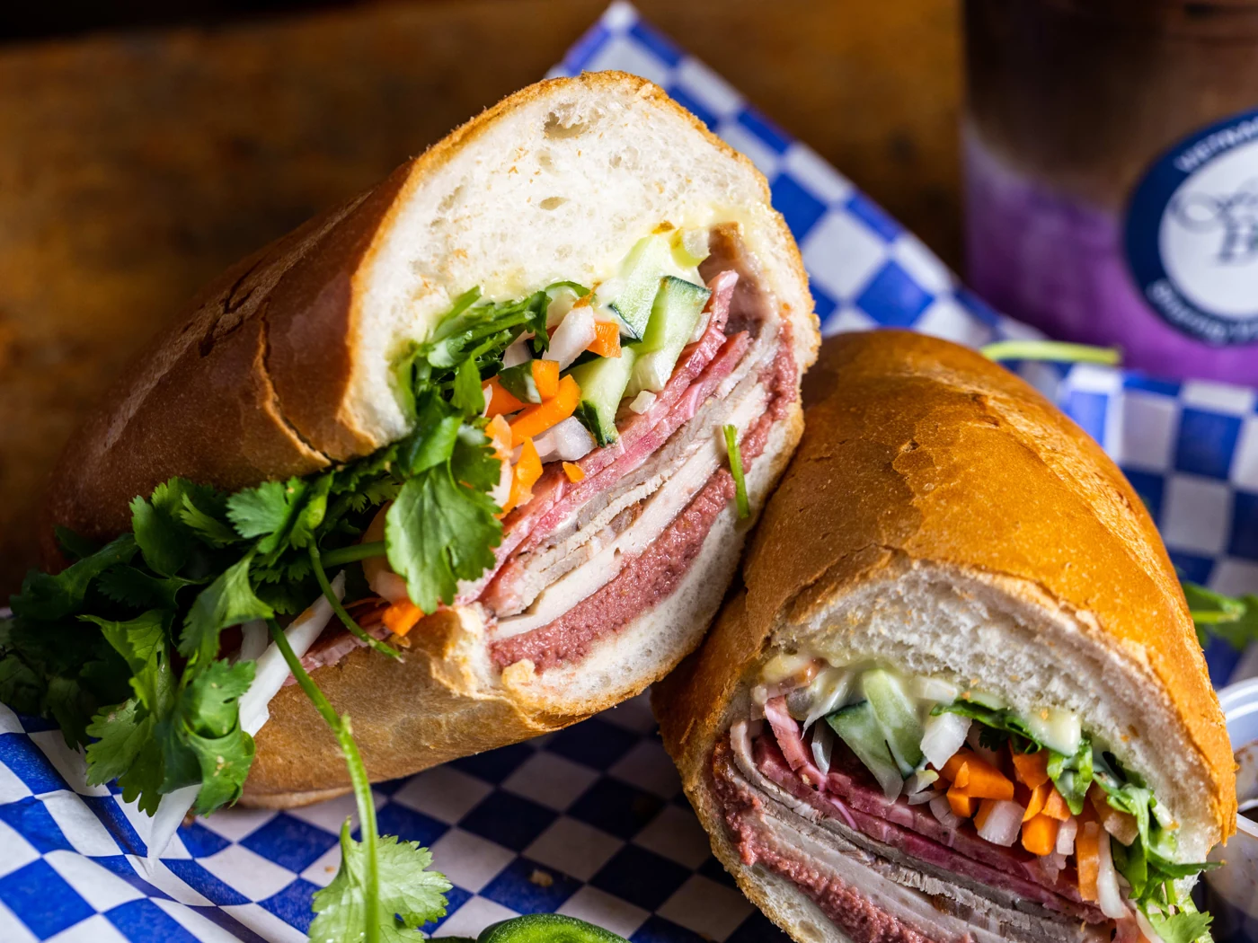 House Special bánh mì at Fresh Bowl