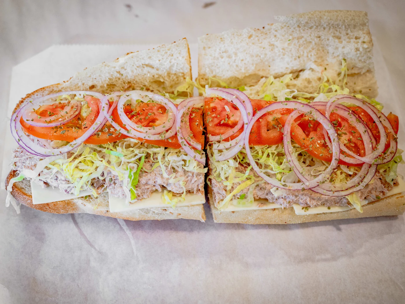 Fried Eggplant Hoagie at Mi Pal's Deli