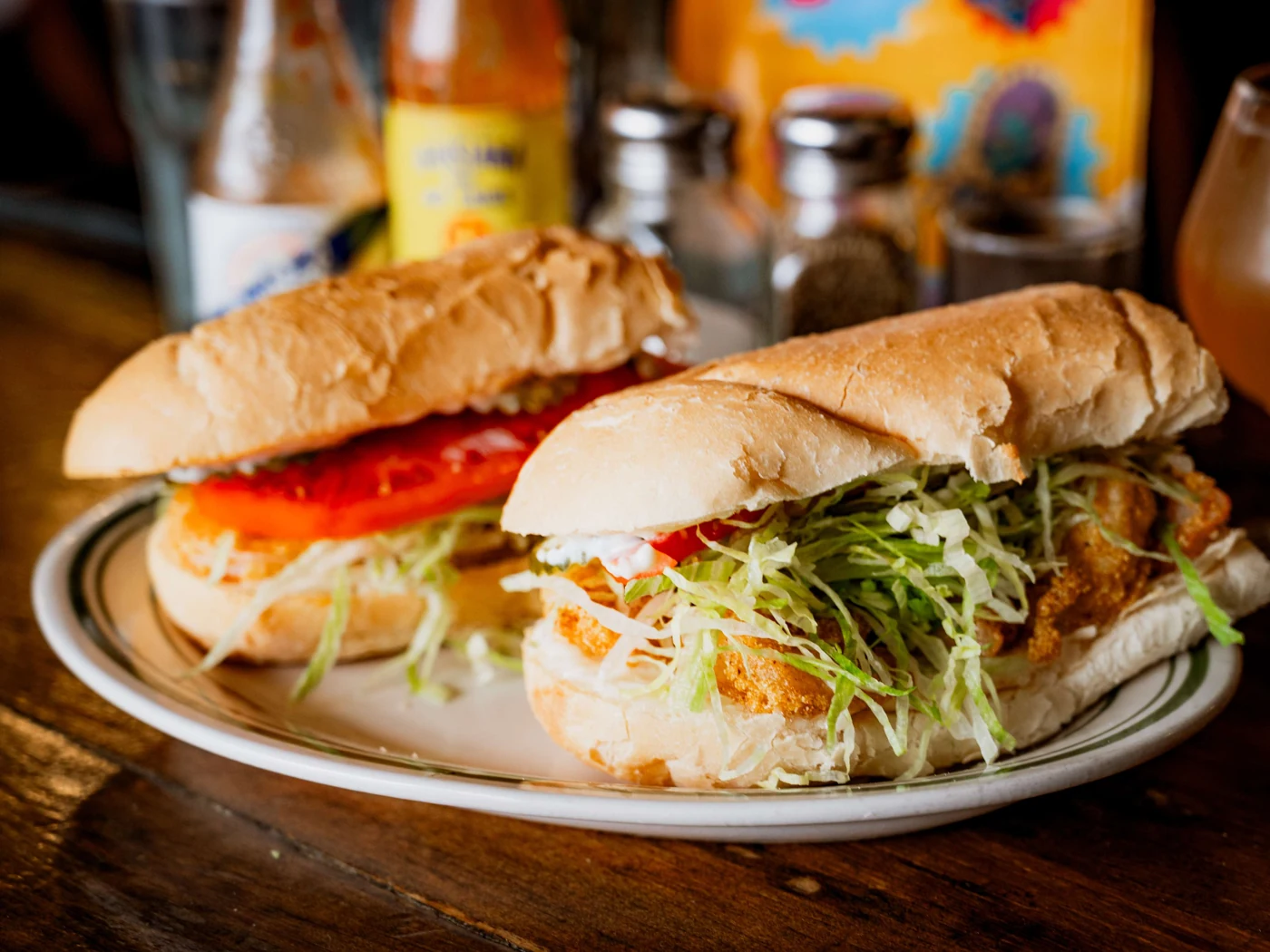 Shrimp Po'Boy at Khyber Pass Pub