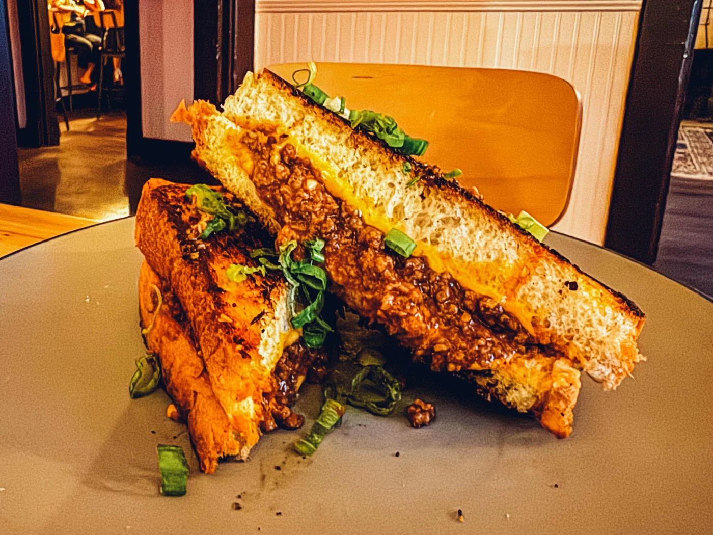 Chopped Beef Sando at Verna Café & Bar