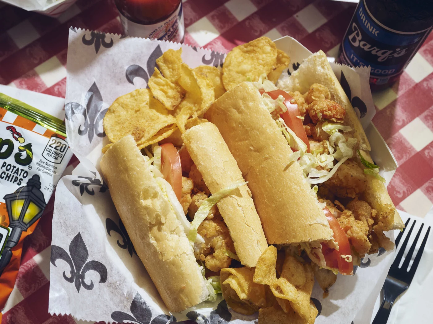 Fried Catfish Po'Boy at Johnny's Po-Boys