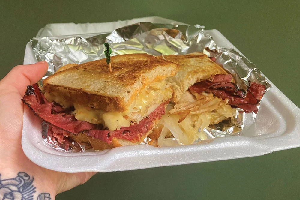 Ultimate Reuben at Food For Thought Deli