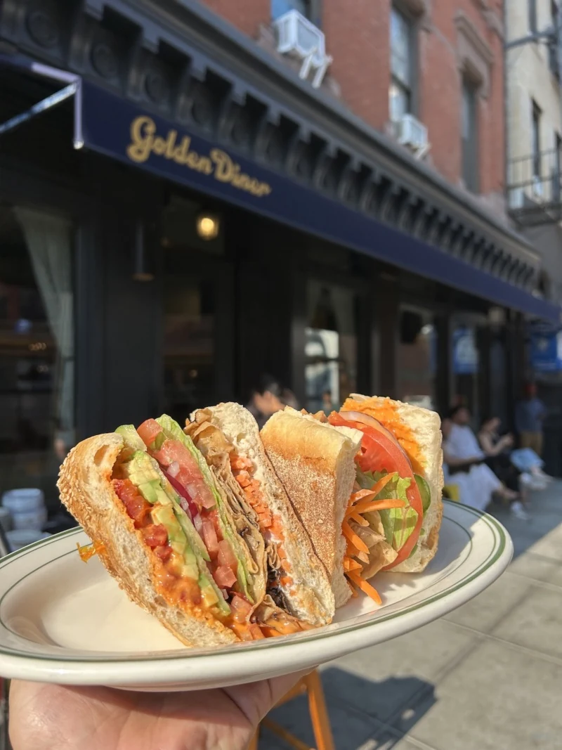 Vegetalian Hero at Golden Diner