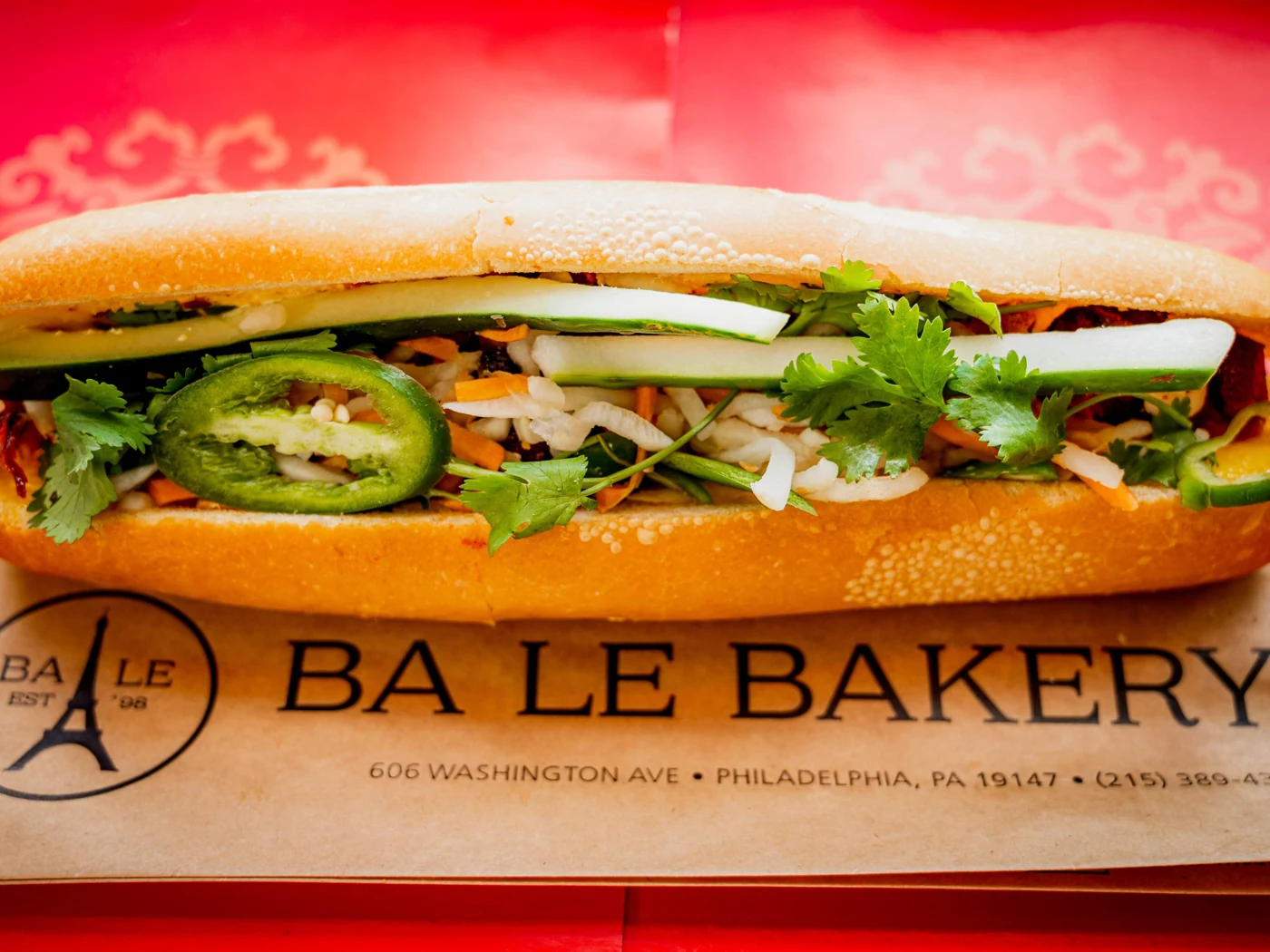 Banh Mi #4 at Ba Le Bakery