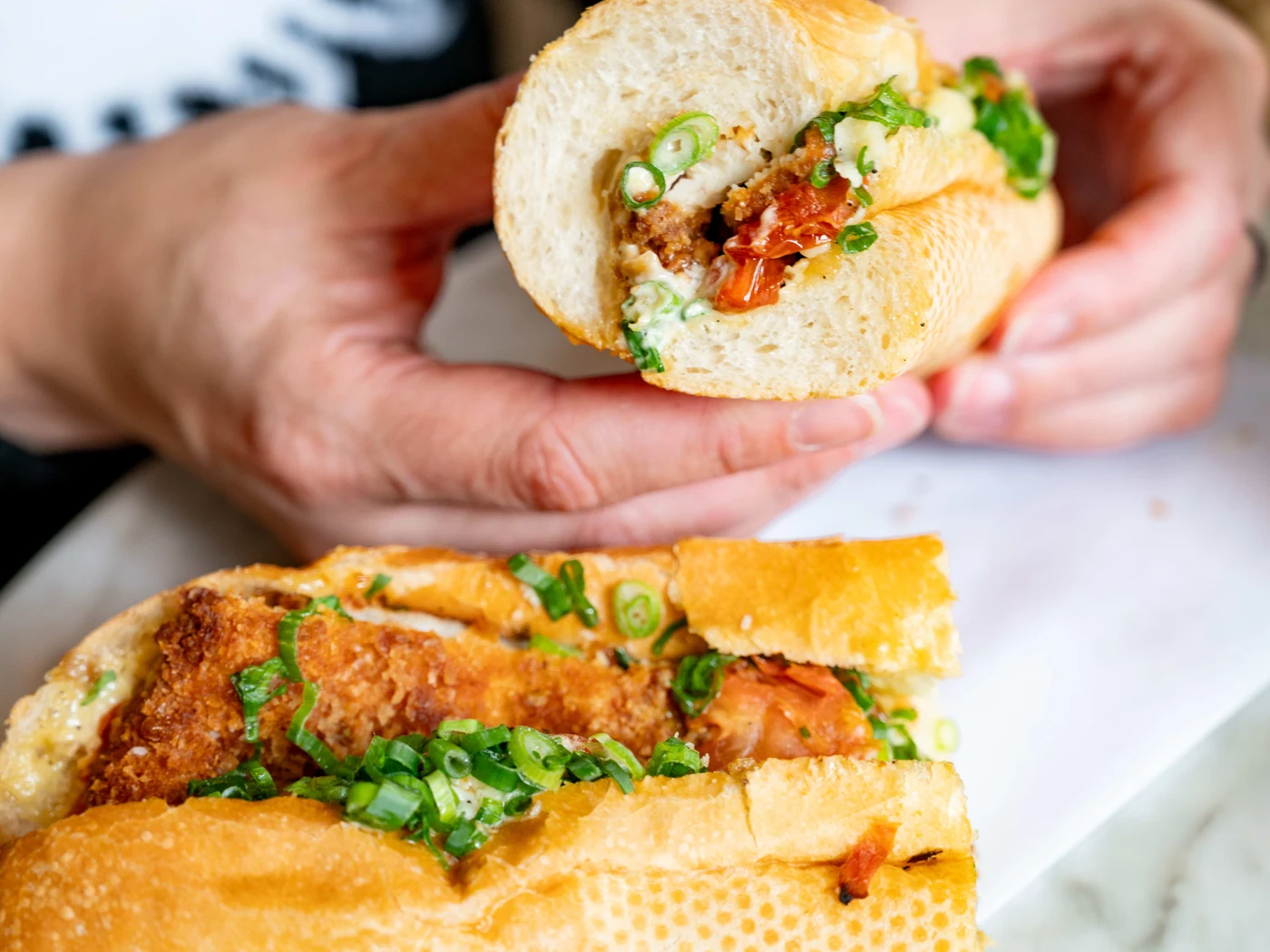 Chicken Bánh Mì at Càphê Roasters