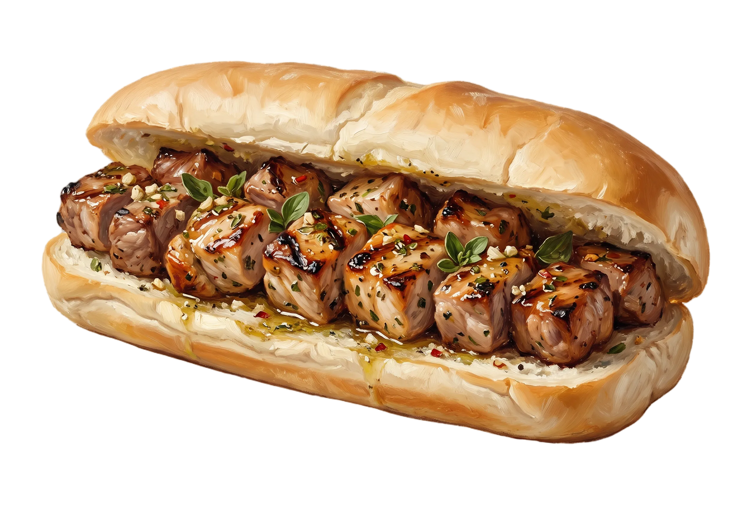 Spiedie Sandwich