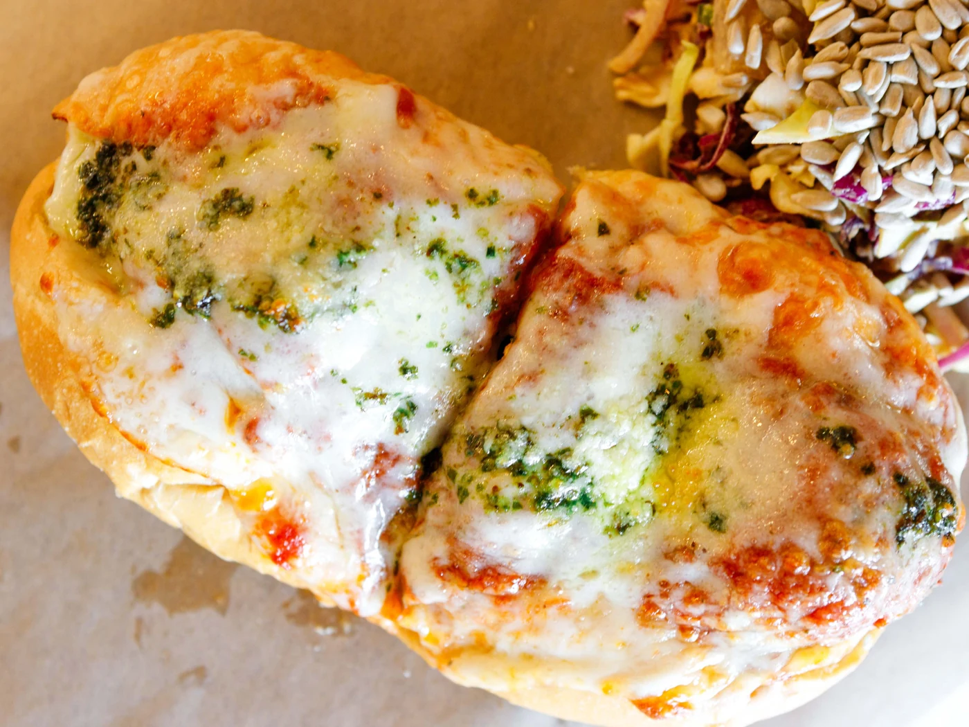 meatball sandwich at Ploughman's Deli & Cafe