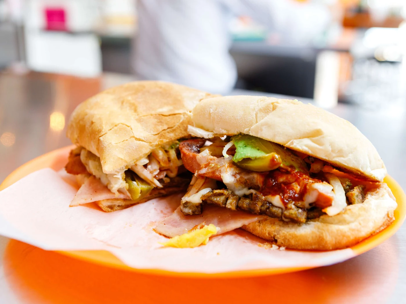 chilanga torta at Las Tortas Perronas