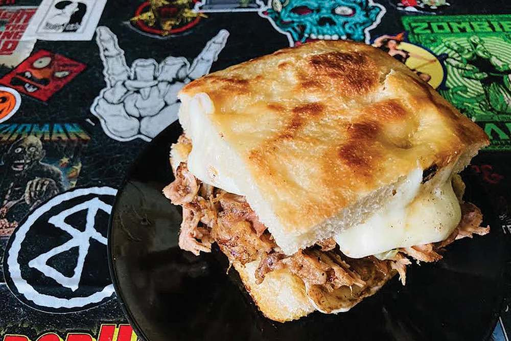 Grilled Kim Cheese Monster at Blue Sparrow