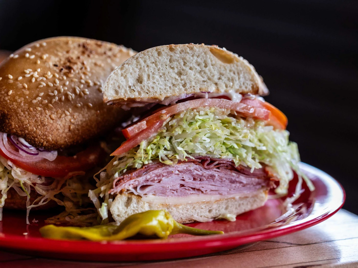 Italian sub at Home Slice Pizza