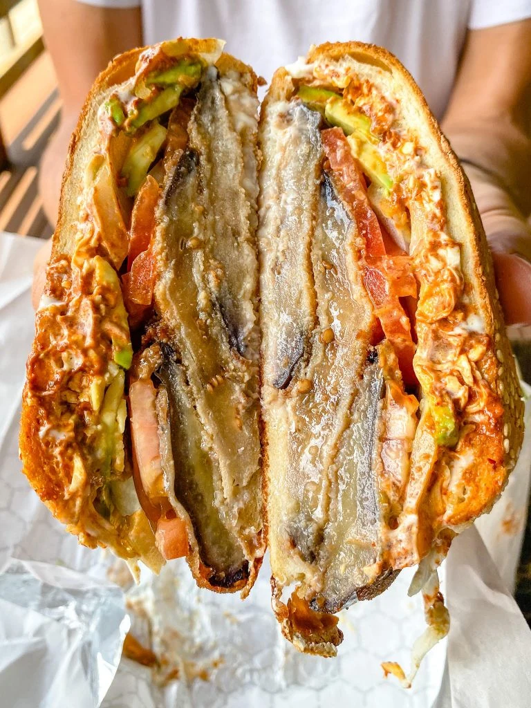 Vegetarian Cemita at Taqueria Xochi - U street